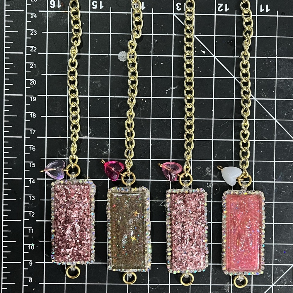 4x Han Solo Carbonite Glitter resin Bracelet - Lot of bracelets